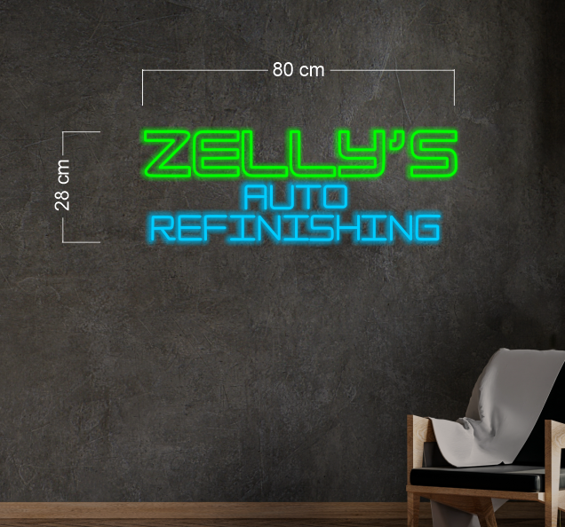 ZELLY'S Auto  | LED Neon Sign