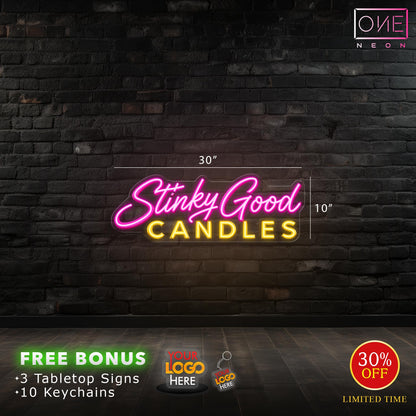Stinky Good Candles | LED Neon Sign