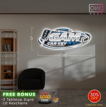 GAM CAN KEY| Led Neon Sign (RGB)