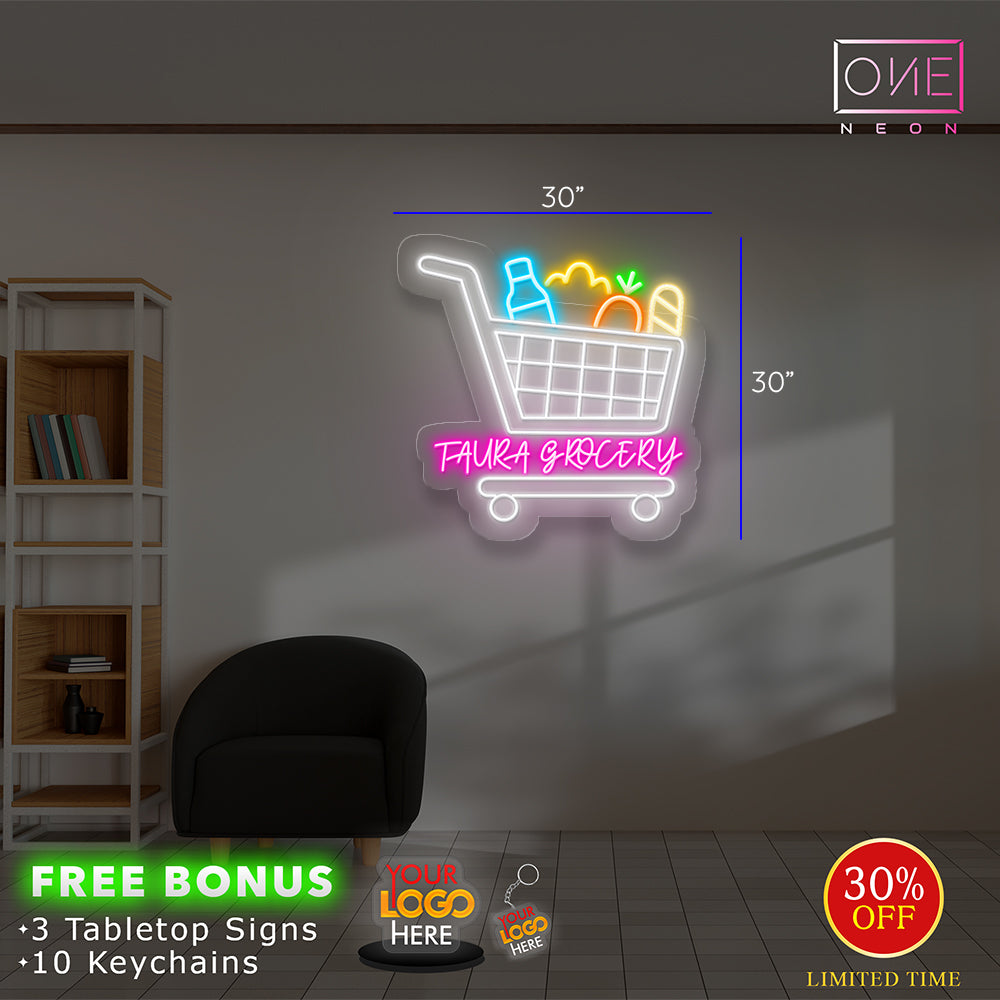 Taura Grocery | Led Neon Sign