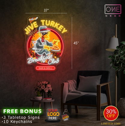 THE JIVE TURKEY| LED Neon Sign
