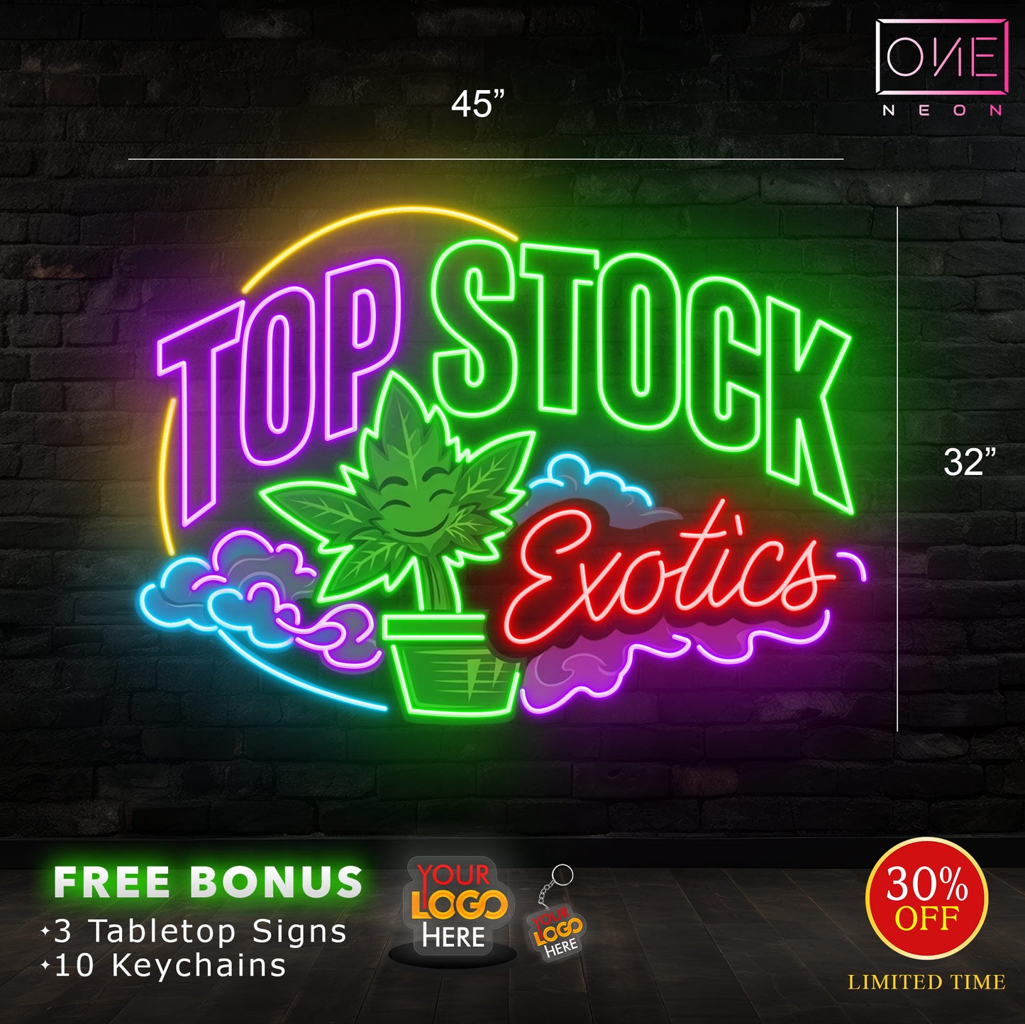TOP STOCK Exotics| LED Neon Sign