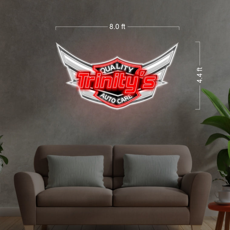 TRINITY'S | LED Neon Sign (waterproof option)