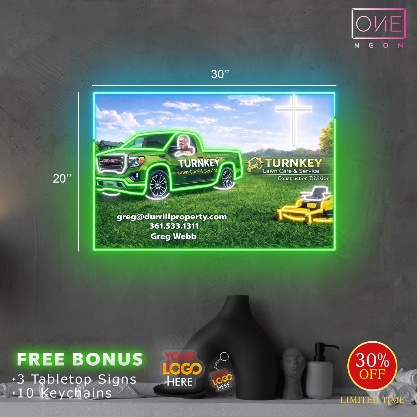 TURNKEY | LED Neon Sign