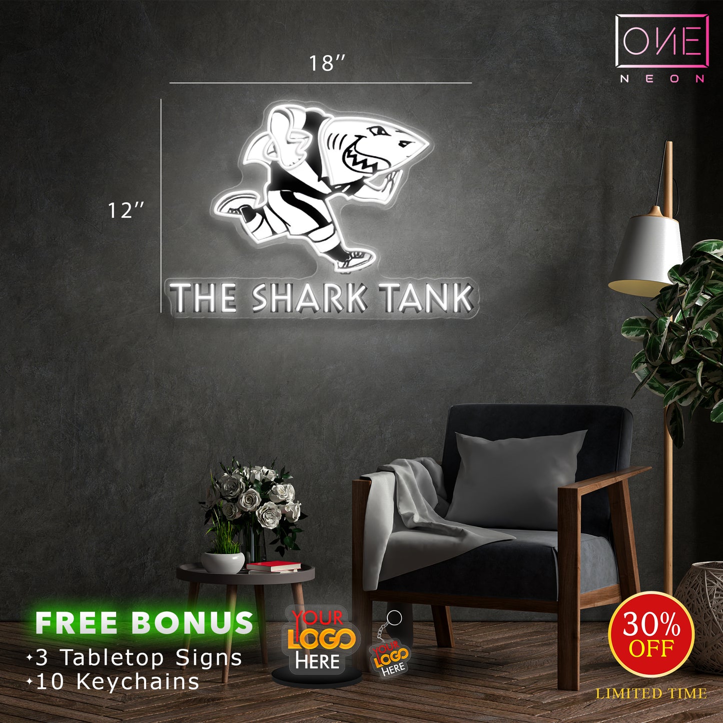 The Shark Tank | Led Neon Sign