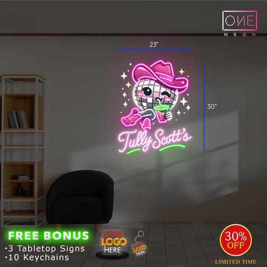 Tully Scott's| LED Neon Sign