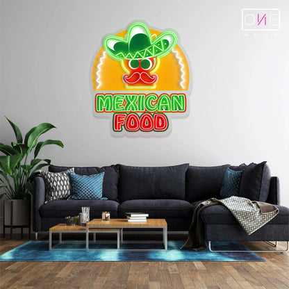 Mexican Food Artwork Led Neon Sign