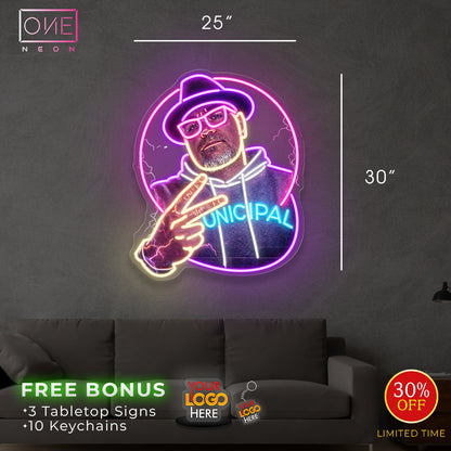V-sign | Led Neon Sign