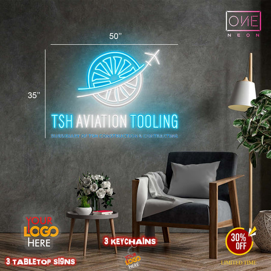 TSH AVIATION TOOLING | 2 Neon Signs