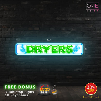 WASH & DRY | LED Neon Sign (4 signs)