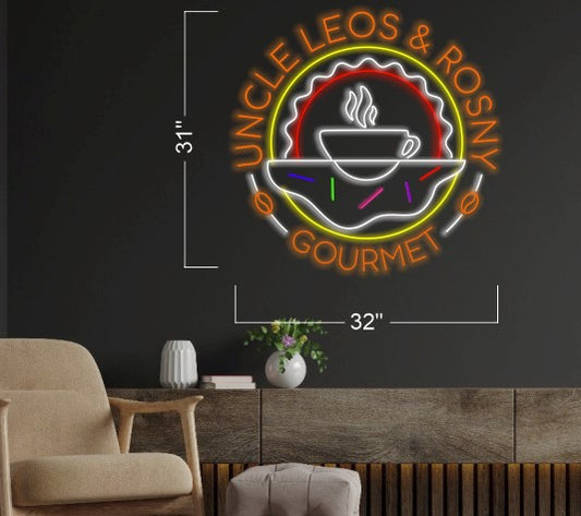Uncle Leos & Rosny goumet | Led Neon Sign
