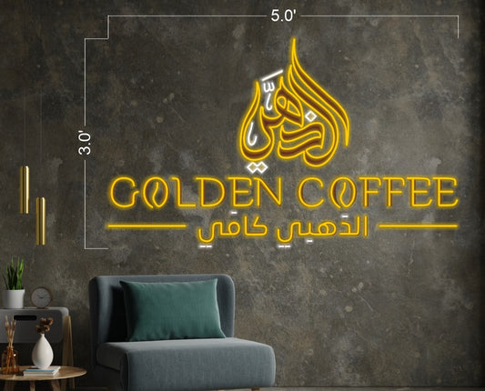 GOLDEN COFFEE | LED Neon Sign