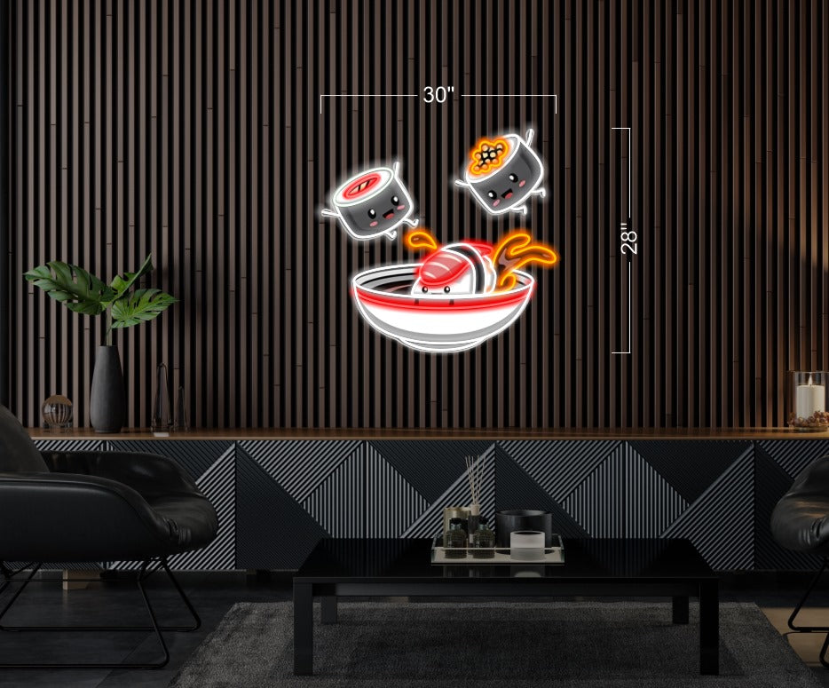 Sushi logo ( 3 signs) | Led Neon Sign