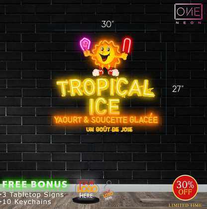 Tropical Ice | Led Neon Sign