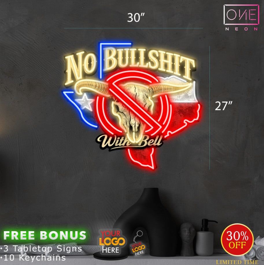 NO BULLSHIT | LED Neon Sign