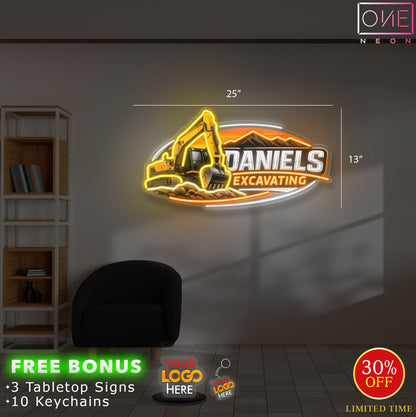 DANIELS EXCAVATING | LED Neon Sign