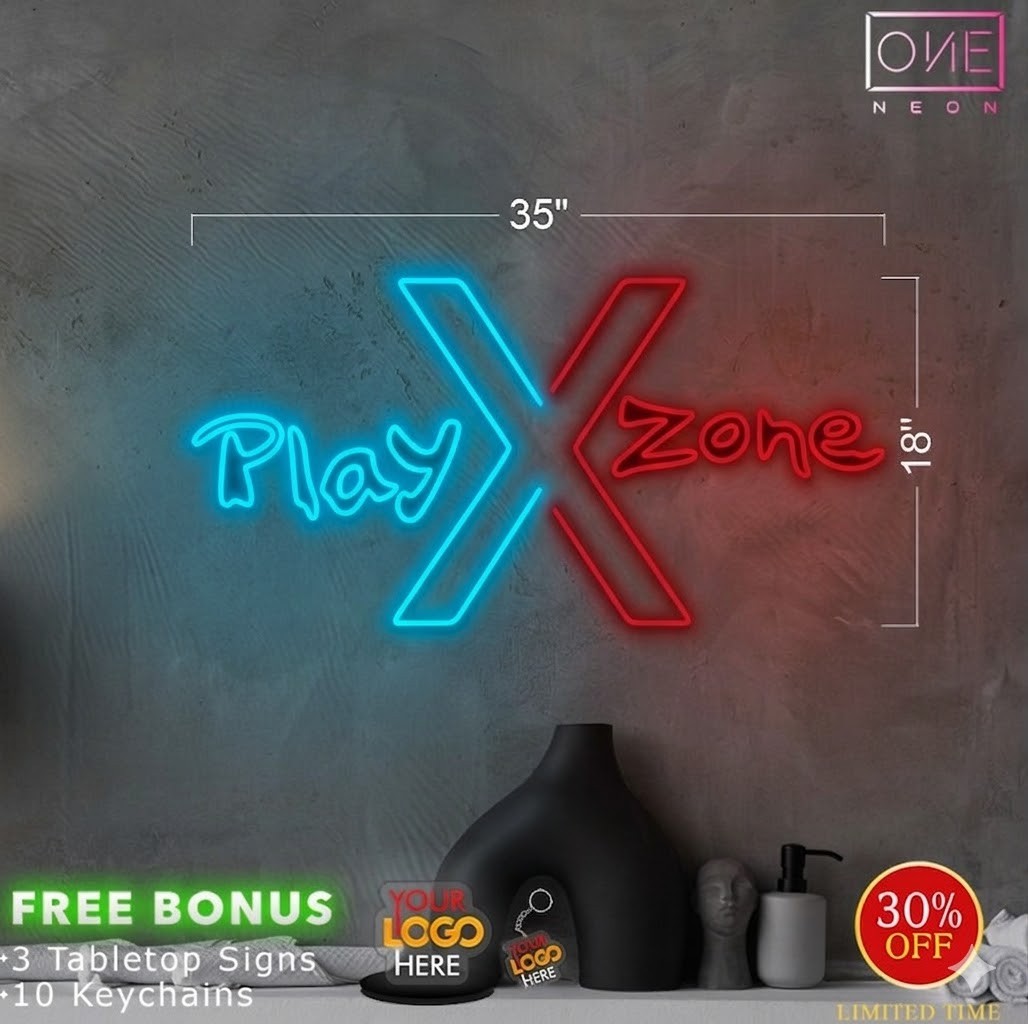 PLAY ZONE | Led Neon Sign