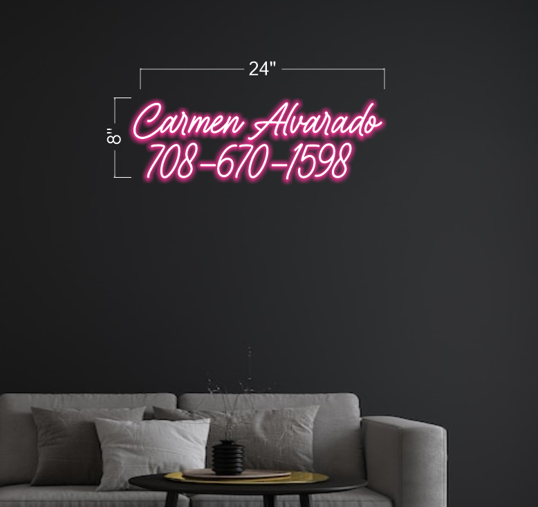 Carmen Alvarado | Led Neon Sign