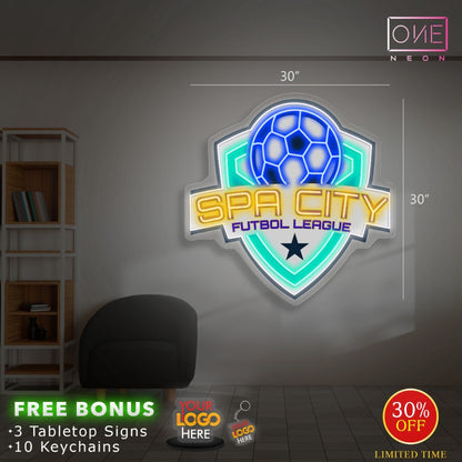 SPA CITY FUTBOL LEAGUE | Led Neon Sign