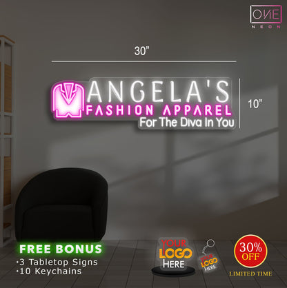 Angela's Fashion Apparel | Led Neon Sign