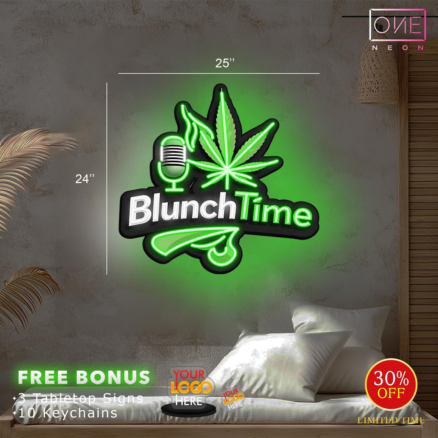 Blunch Time | 3 Led Neon Signs