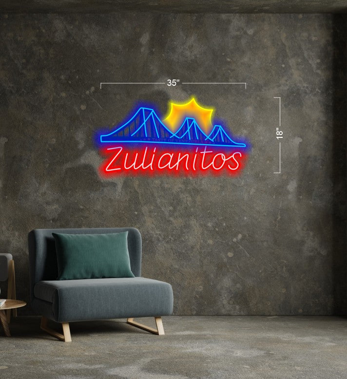 Zulianitos & Z logo | 2 Led Neon Signs