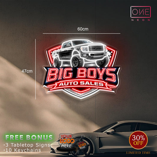 BIG BOYS AUTO SALES | Led Neon Sign