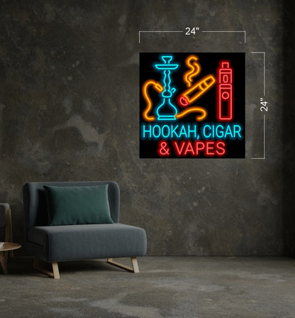 PIZZA SIGNS + PIE GUYS + OPEN + LIQUOR + GROCERY + HOOKAH  | LED Neon Sign (14 signs)