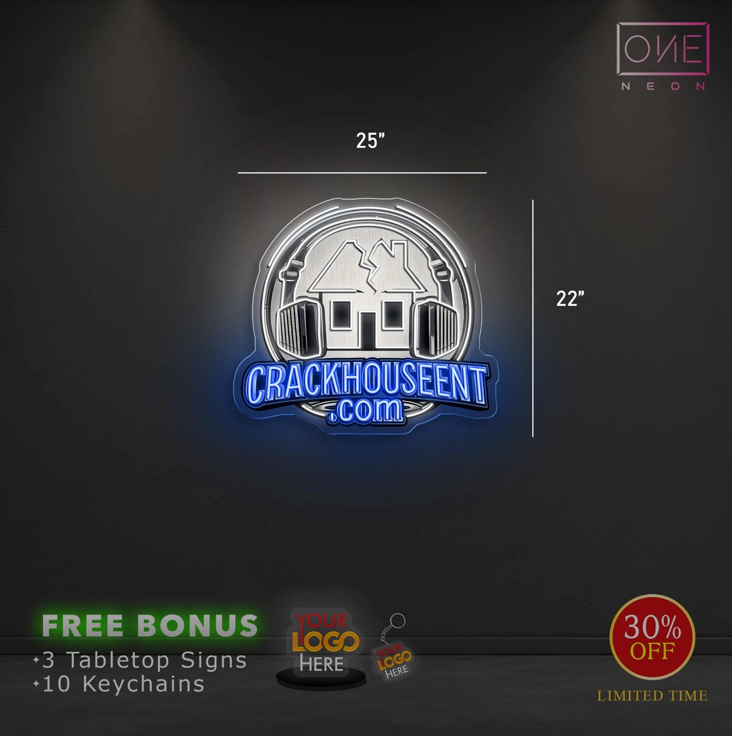 CRACKHOUSEENT.COM | LED Neon Sign