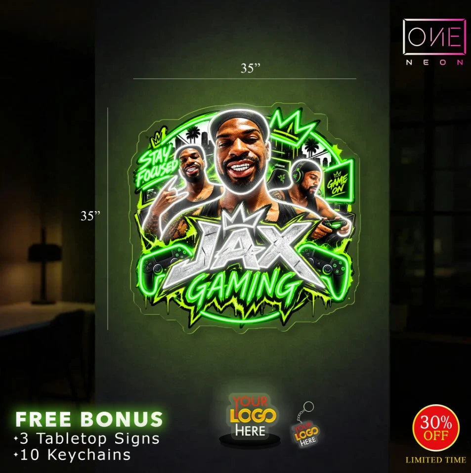 JAX GAMING | LED Neon Sign
