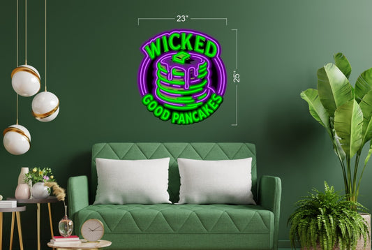Wicked Pancake | LED Neon Sign