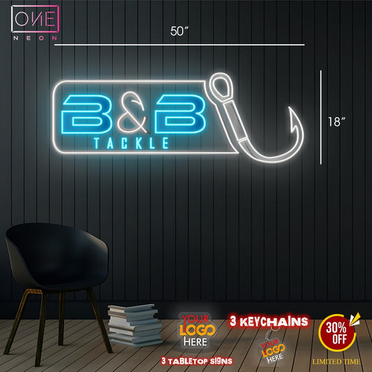 B & B TACKLE | LED Neon Sign