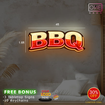 BBQ | LED Neon Sign (2 outdoor use)