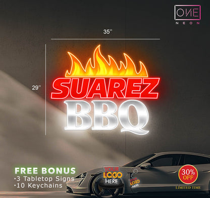 SUAREZ BBQ| Led Neon Sign
