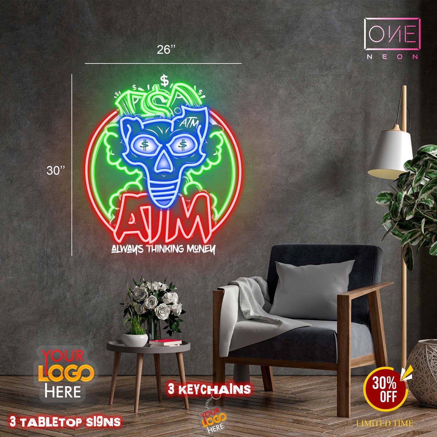 ATM | Led Neon Sign