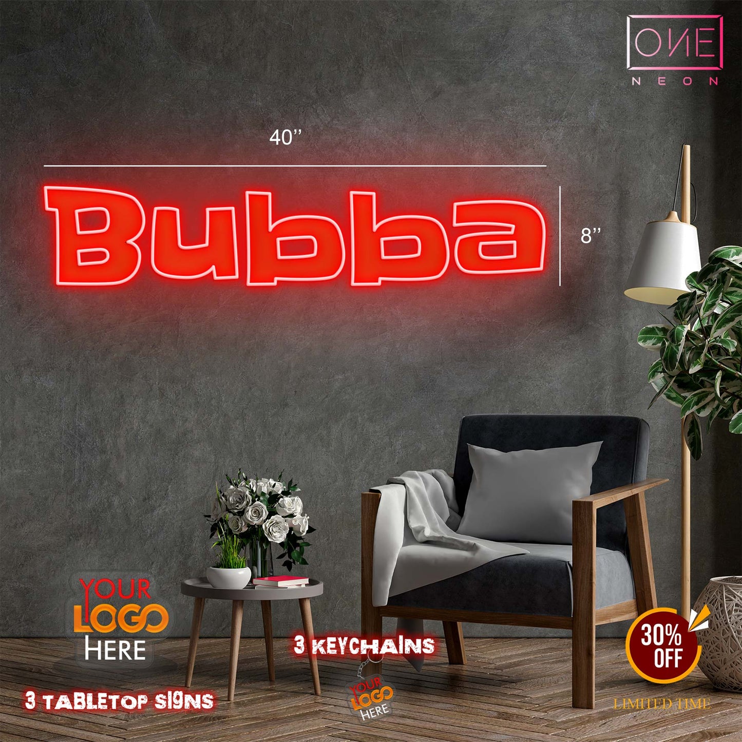 Bubba Luke's | 3 Led Neon Signs