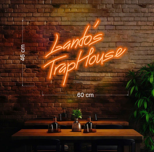 Lando's TrapHouse | LED Neon Sign