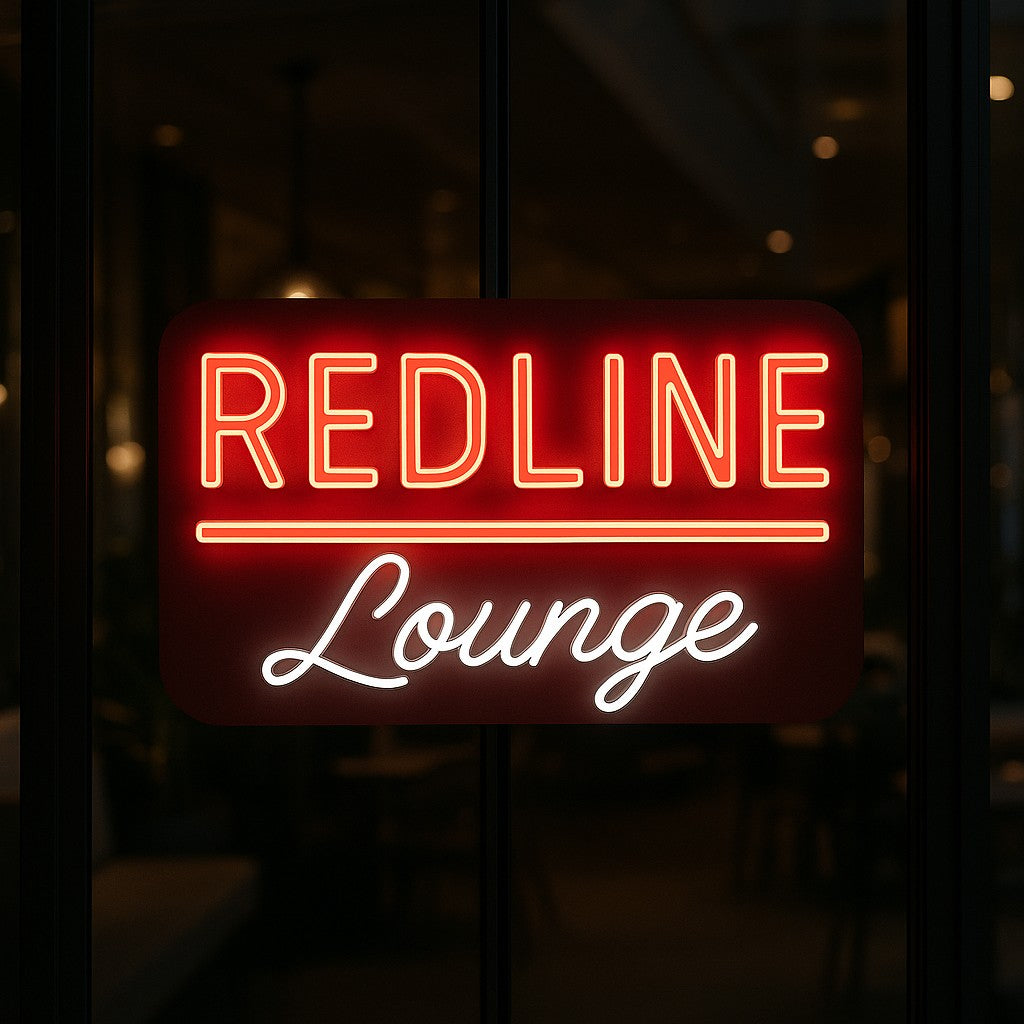 REDLINE LOUNGE | LED Neon Sign