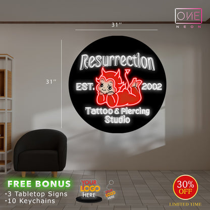 Resurrection logo | Led Neon Sign