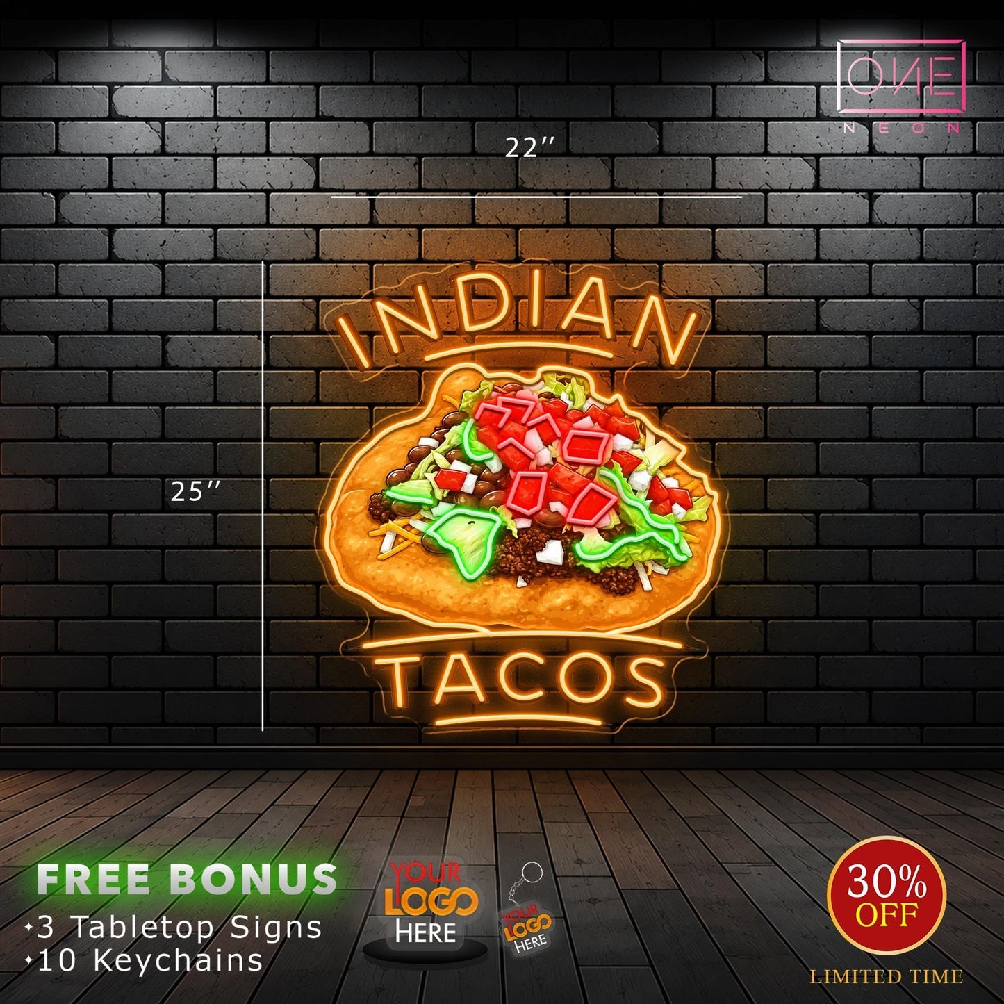 AJZ & TACO | LED Neon Sign (2 signs)