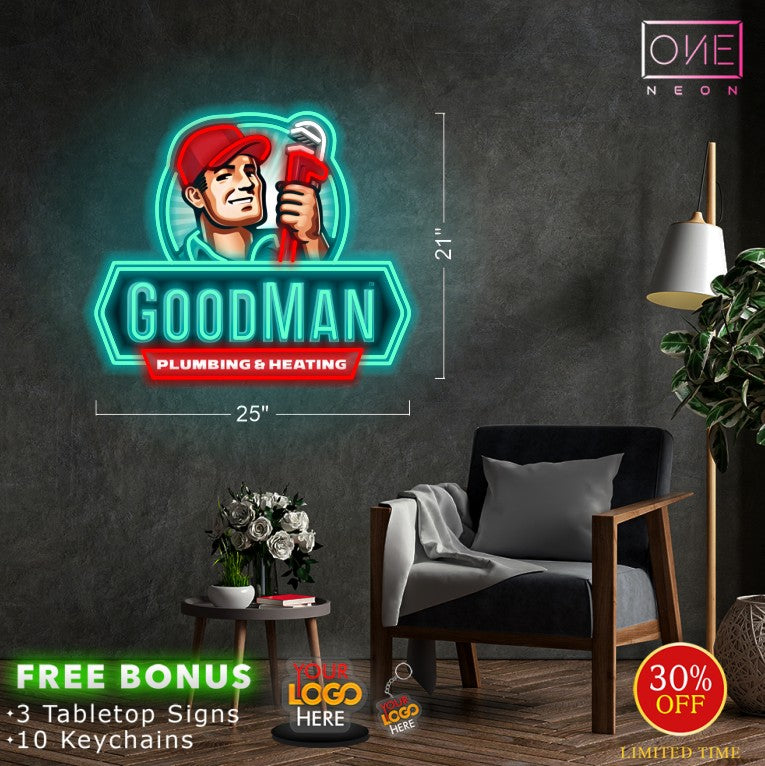 Good Man Logo | Led Neon Sign