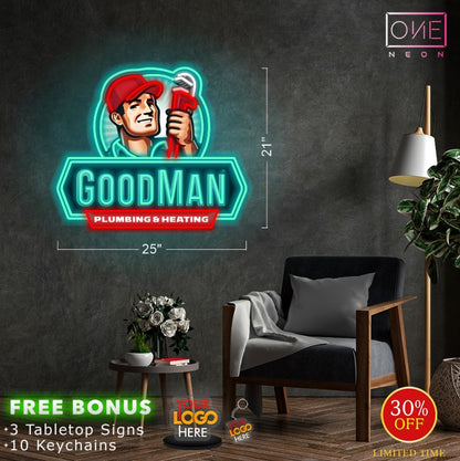 Good Man Logo | Led Neon Sign