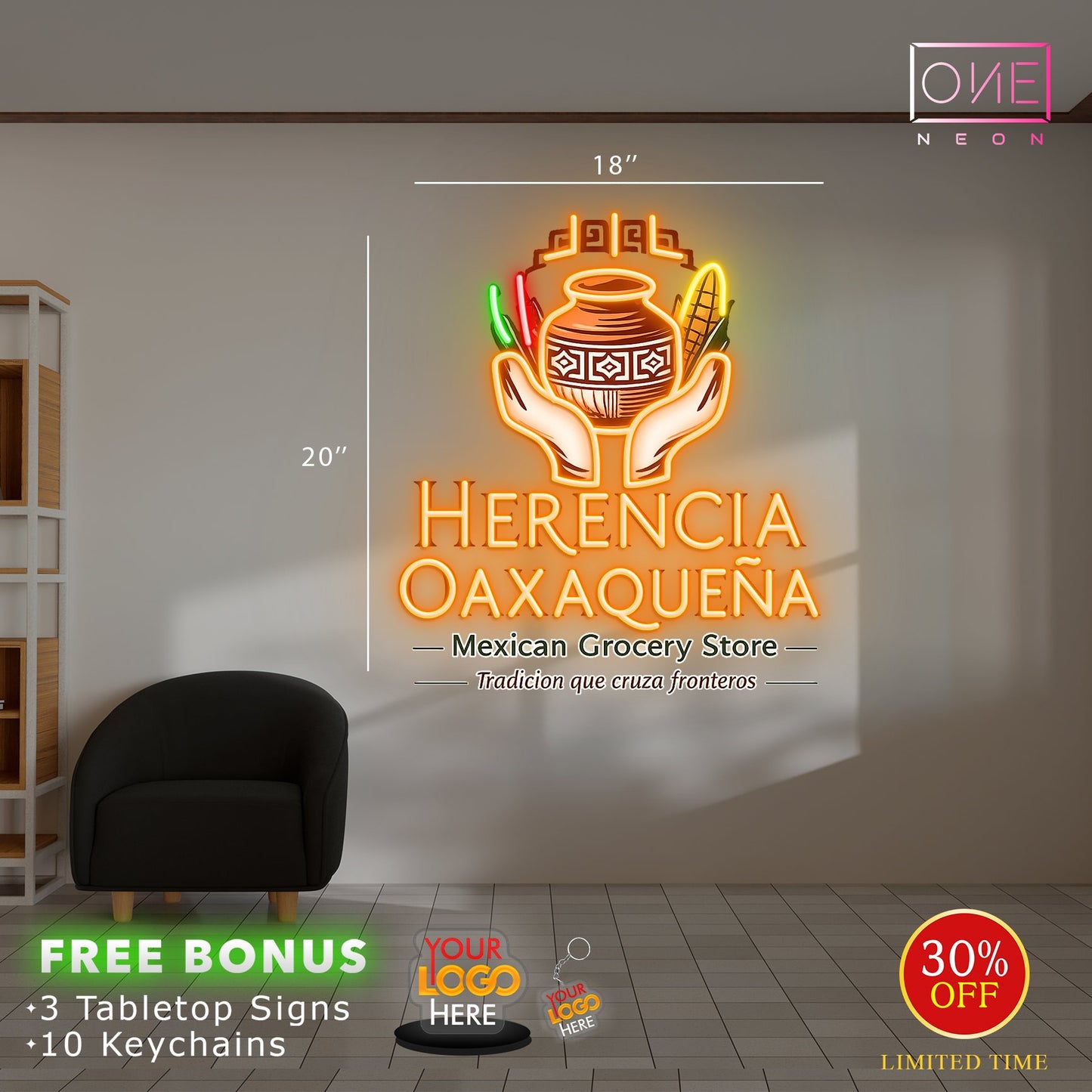 HERENCIA OAXAQUENA | Led Neon Sign