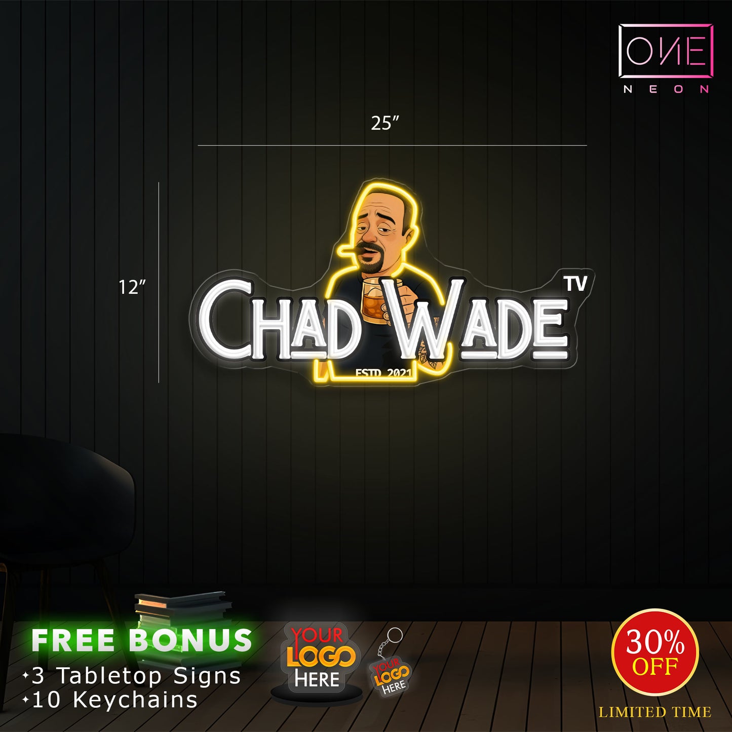 CHAD WADE | Led Neon Sign