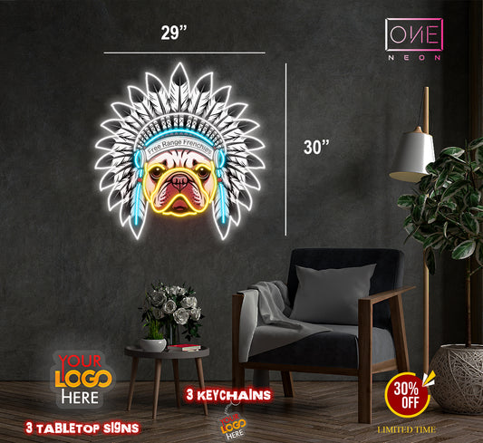 Free Range Frenchies| LED Neon Sign