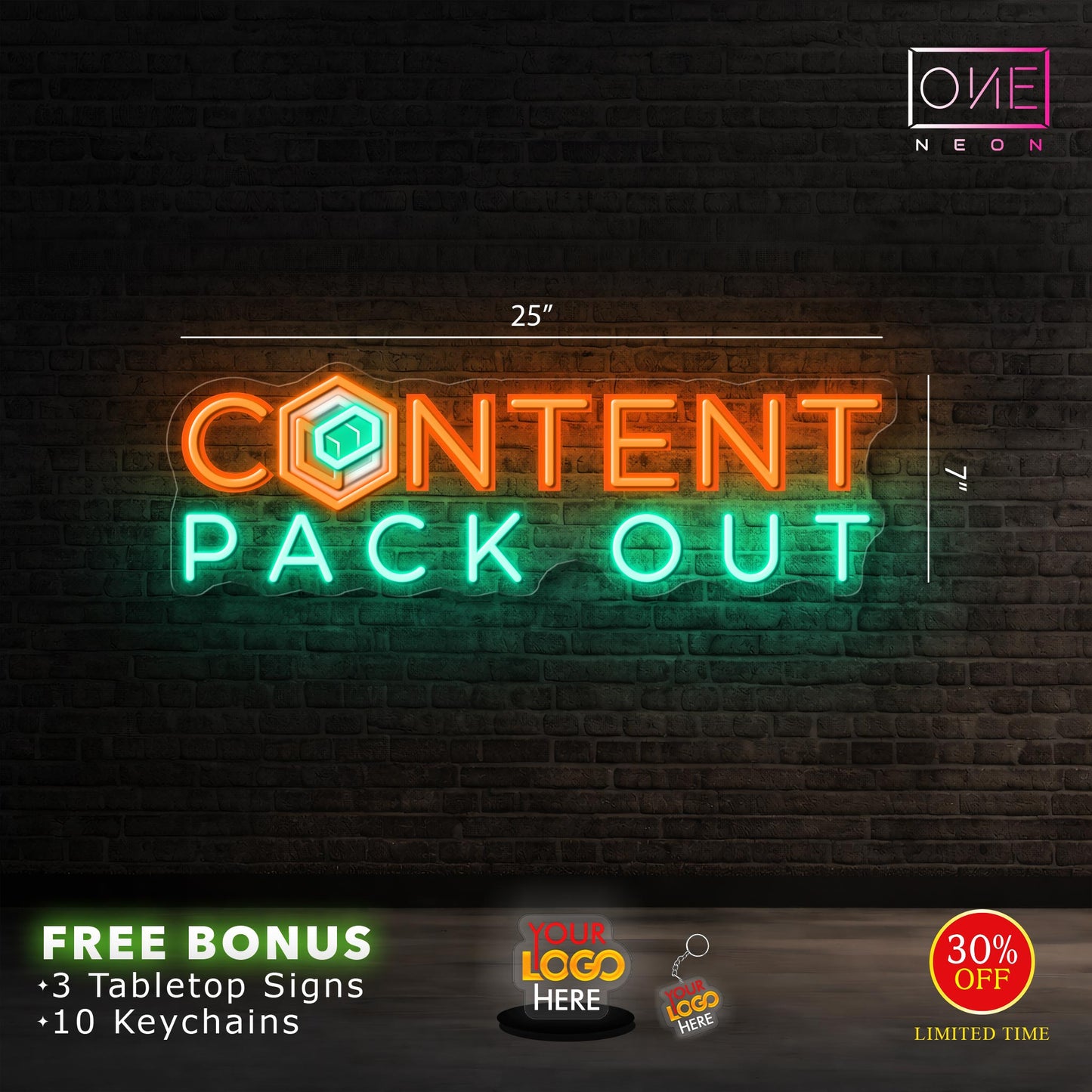 Content Pack Out | Led Neon Sign (INDOOR)