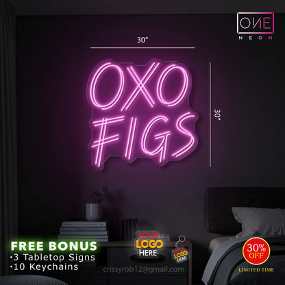 OXO FIGS | LED Neon Sign