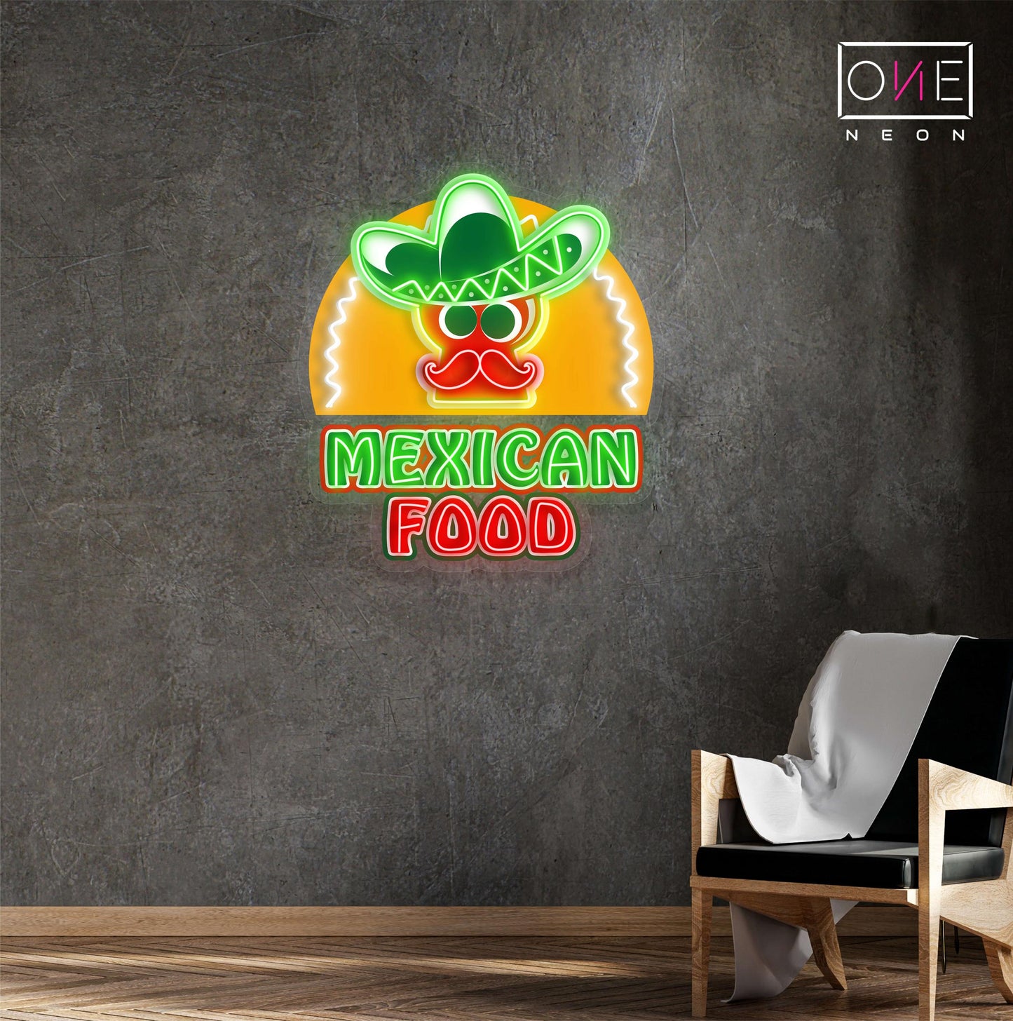 Mexican Food Artwork Led Neon Sign