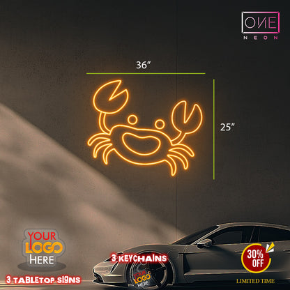 Cajun & Crab | Led Neon Sign (2 signs - Outdoors)