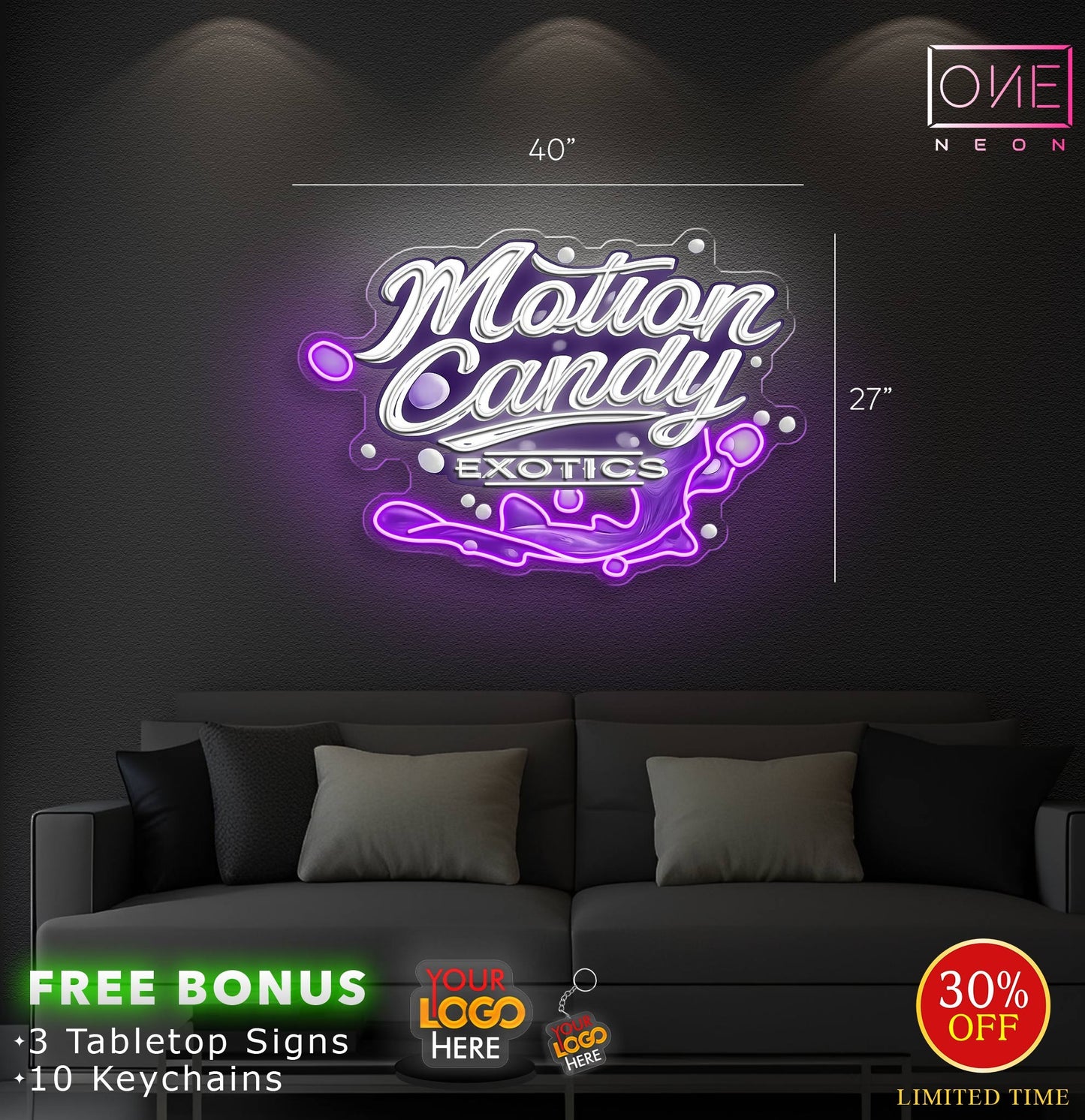 MOTION CANDY | LED Neon Sign